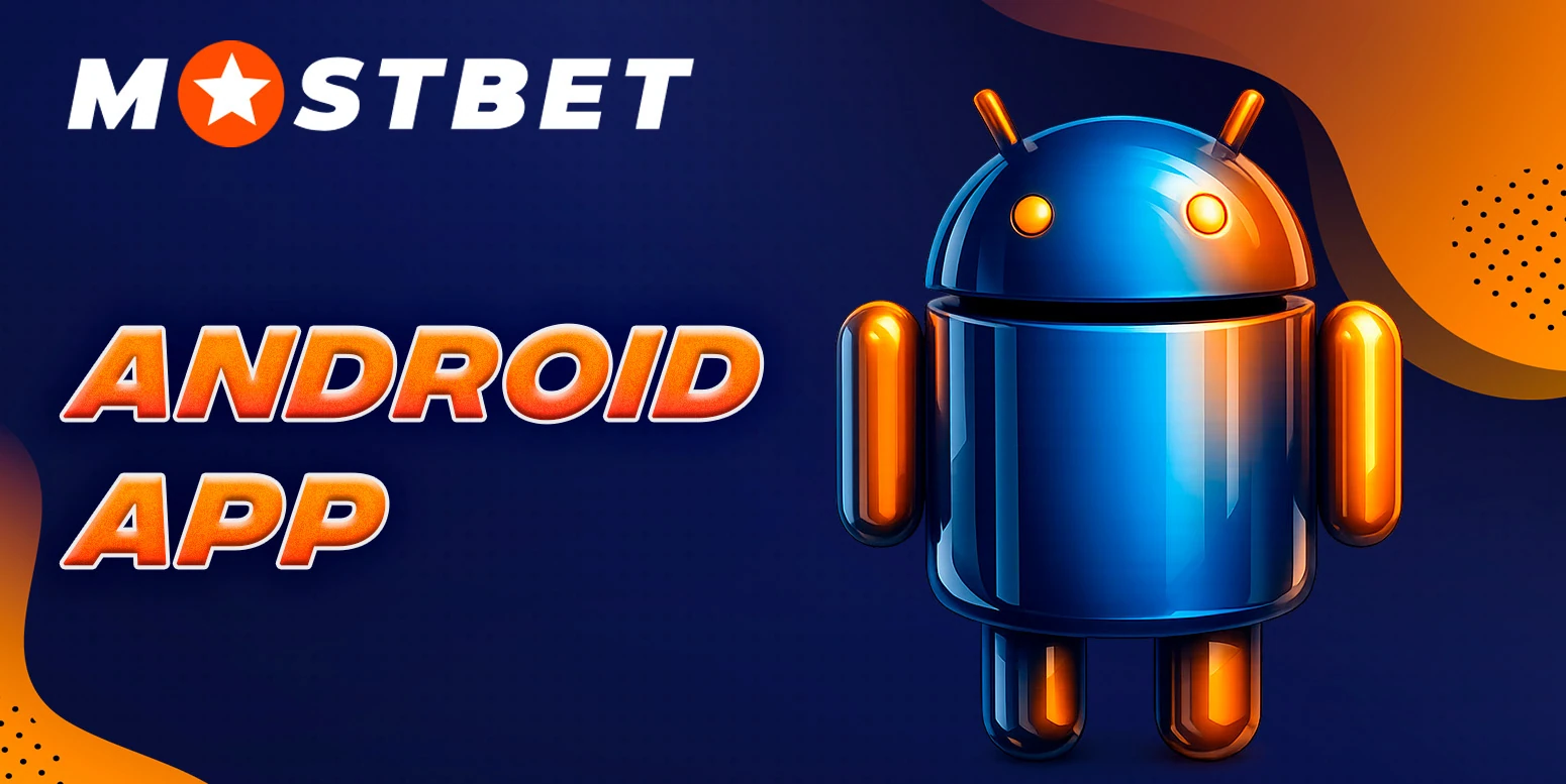 Downloading the Mostbet app on an Android smartphone