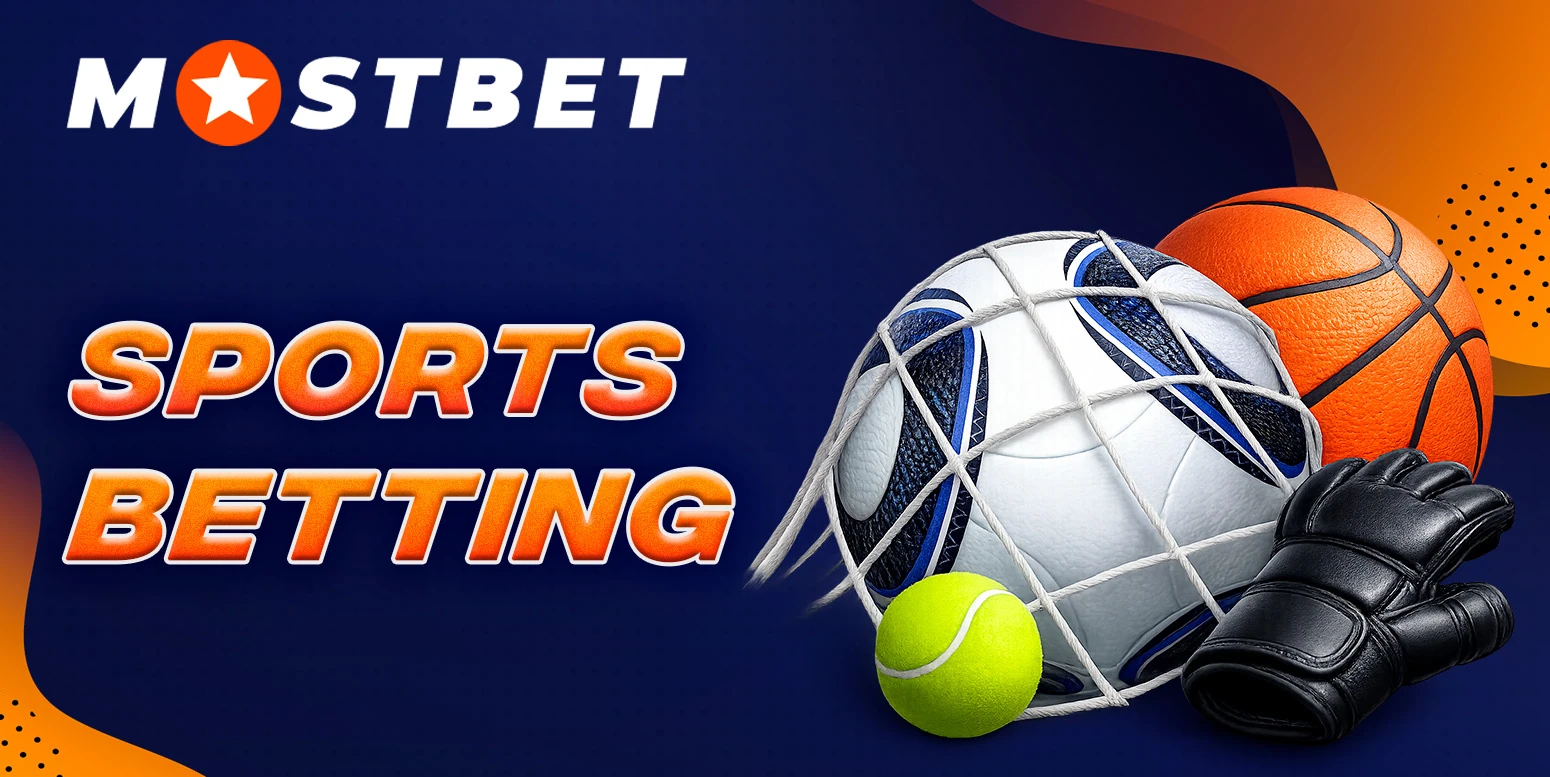 Various sports available for betting on Mostbet